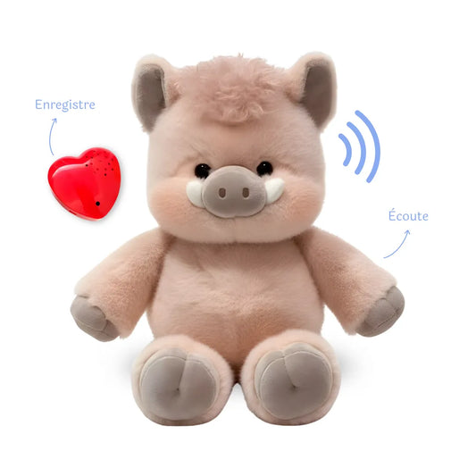 Peluche enregistreuse Mia